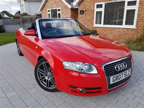 Audi A4 Cabriolet Convertible S-Line Red 2007 1.8T Petrol Manual | in ...