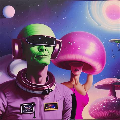 Psychedelic Space Art · Creative Fabrica