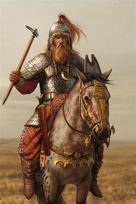 Scythian Chieftain by Joan Francesc Oliveras Pallerols : IndoEuropean