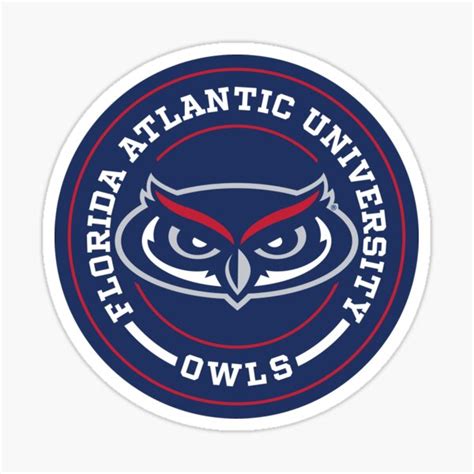 "FAU - Owls" Sticker for Sale by wuflestadj | Redbubble