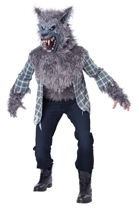 Adult Male Gray Werewolf Blood Moon Costume by California Costumes 1561 ...