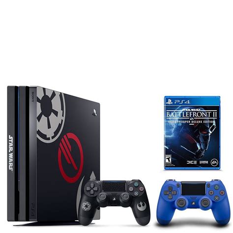 PS4 Star Wars Bundle (2 Items): PlayStation 4 Pro 1TB Limited Edition ...