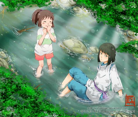 Chihiro and Haku - Spirited Away Fan Art (38861476) - Fanpop