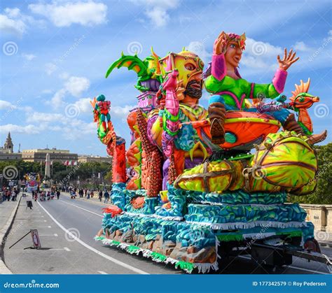 Colourful Float at a Carnival Editorial Stock Image - Image of folk ...