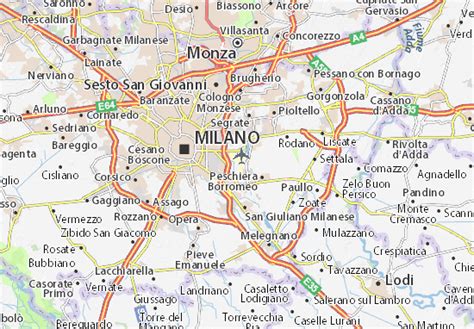 MICHELIN Linate map - ViaMichelin