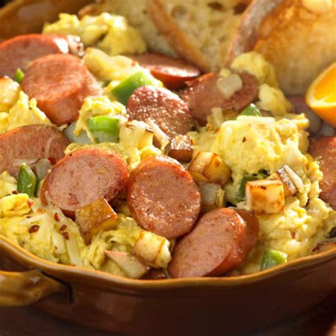 Scrambled Eggs With Sausage - Envirofit