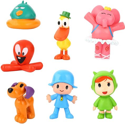 Buy Pocoyo Toys Set of 7 PCS – Best Action Figure Dolls – Amazing Mini ...