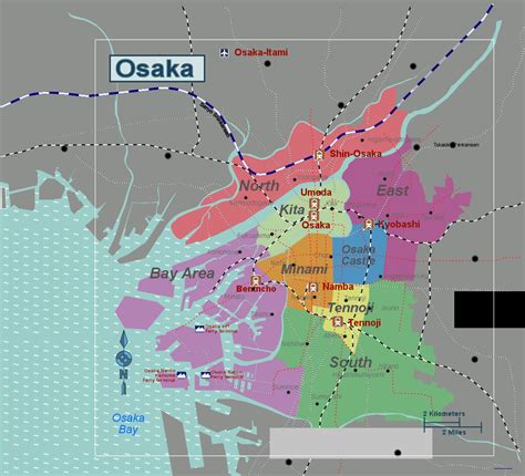 File:Osaka City Map.svg - Wikitravel Shared