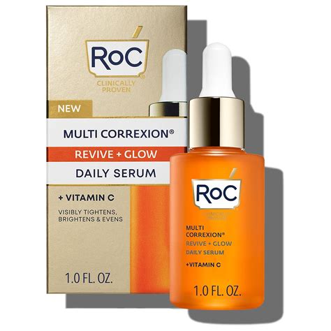 RoC Multi Correxion Revive + Glow Vitamin C Serum, Daily Anti-Aging ...