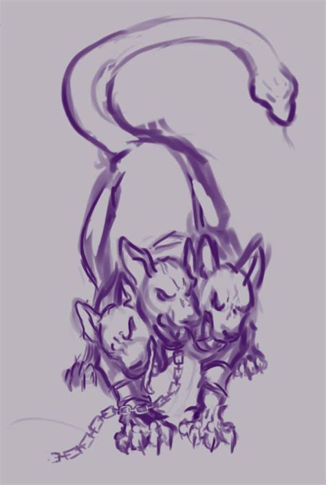 Cerberus Sketch (2020) by CheeseWr on DeviantArt