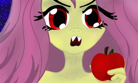 Vampire Fluttershy by pie7d2 on DeviantArt