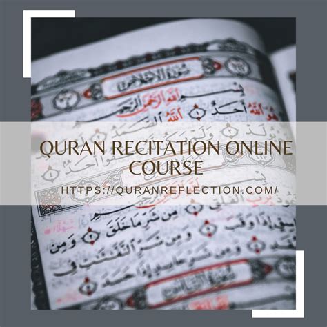 #Quran Recitation Online Course - Quran Reflection - Quran reflection