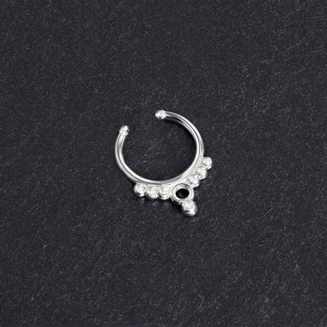 Faux Septum Fake Nose Ring Fake Septum Tribal Septum | Etsy