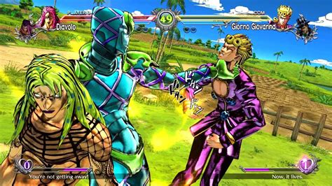 DIAVOLO vs GIORNO GIOVANNA (Hardest Difficulty) JoJo's All-Star Battle ...