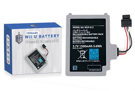 Supercharged Gamepad Battery for Wii U - Longest Lasting Rechargeable ...