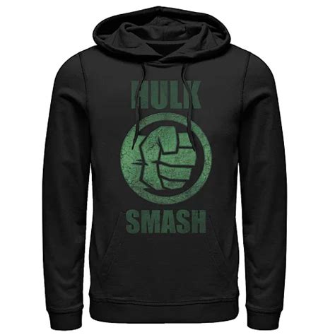 Men's Marvel's Hulk Smash Logo Hoodie