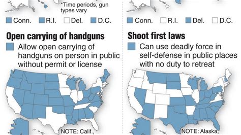 State by state, guns laws form an uneven and conflicting mosaic ...