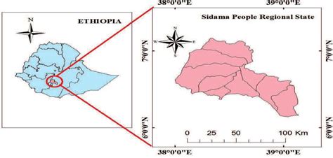 Map of Sidama region, Ethiopia. | Download Scientific Diagram