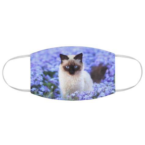 SIAMESE CAT MASK Washable Face Mask Reusable Face Mask | Etsy