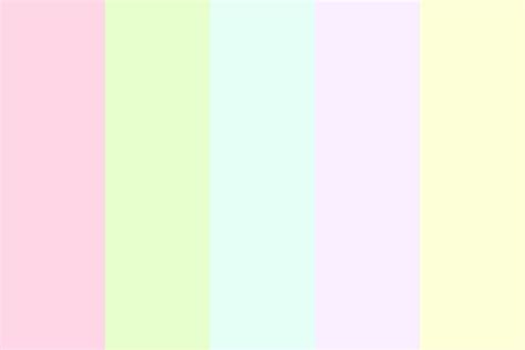 Bright Aesthetic Pastel Color Palette