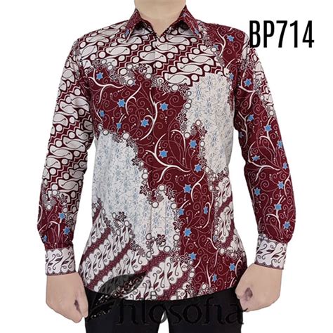 Baju Batik Merah