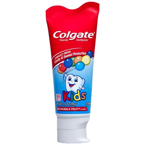 Colgate Junior Kids Anticavity Flouride Toothpaste, Bubble Fruit - 3.5 ...