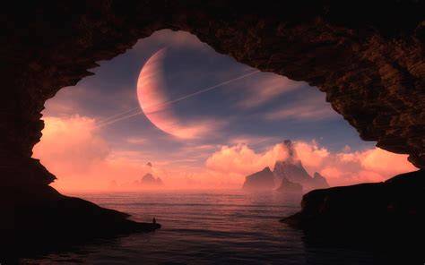 Alien Planet Landscapes Wallpaper - WallpaperSafari