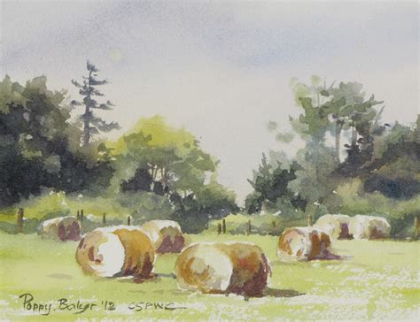 Poppy Balser - Work Zoom: Round Bales in July