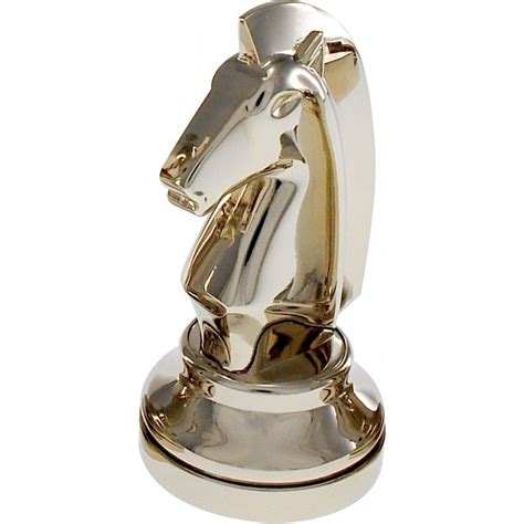 Silver Color Chess Piece - Knight | Hanayama Metal Puzzles | Puzzle ...