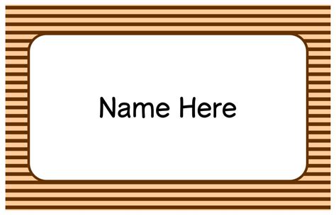 9 Best Images of Printable Name Badge Designs - Name Templates Free ...