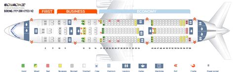 Seat map Boeing 777-200 El Al. Best seats in the plane