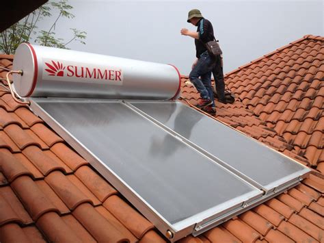 Summer Solar Water Heater install at Bangi – SUMMER Solar Water Heater ...