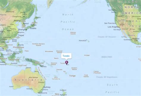 Tuvalu Map