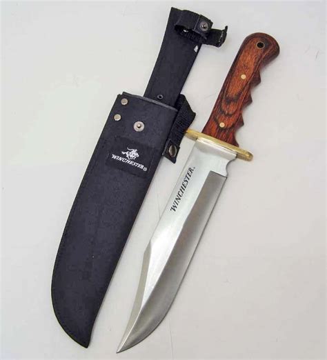 WINCHESTER LARGE BOWIE KNIFE W/ SHEATH