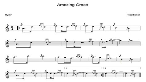 Amazing Grace Bagpipe Sheet Music - Learn Amazing Grace on Bagpipes