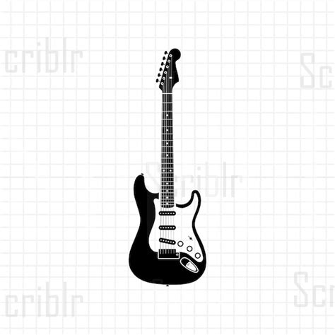 Fender Stratocaster Vector SVG PNG Cutfile | Etsy