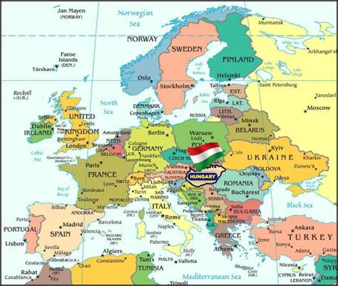 Map Of Hungary Europe – Topographic Map of Usa with States