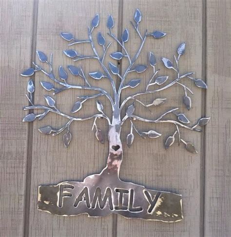 Family Tree – Precision Metal Art | Metal tree wall art, Tree signs ...