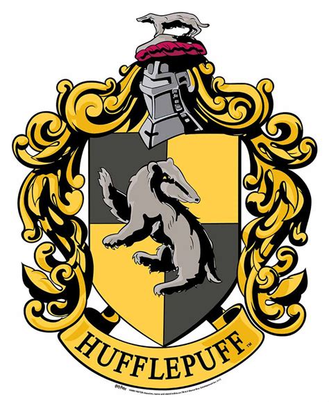 Hufflepuff Crest from Harry Potter Wall Mounted Official Cardboard ...