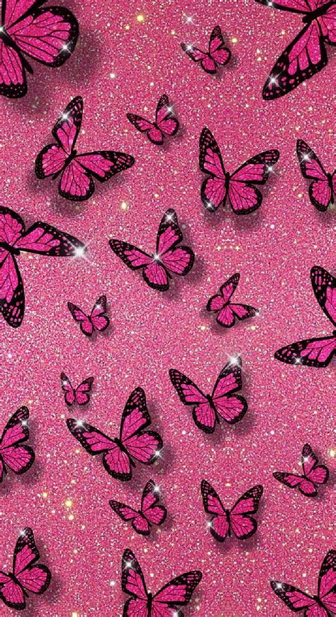 Butterfly, girl, pink, HD phone wallpaper | Peakpx