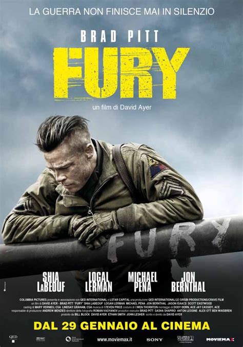 Image result for fury movie poster brad pitt | Fury movie poster, Fury ...