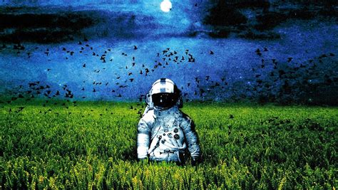 Wallpaper : 1360x768 px, album covers, artwork, astronaut 1360x768 ...