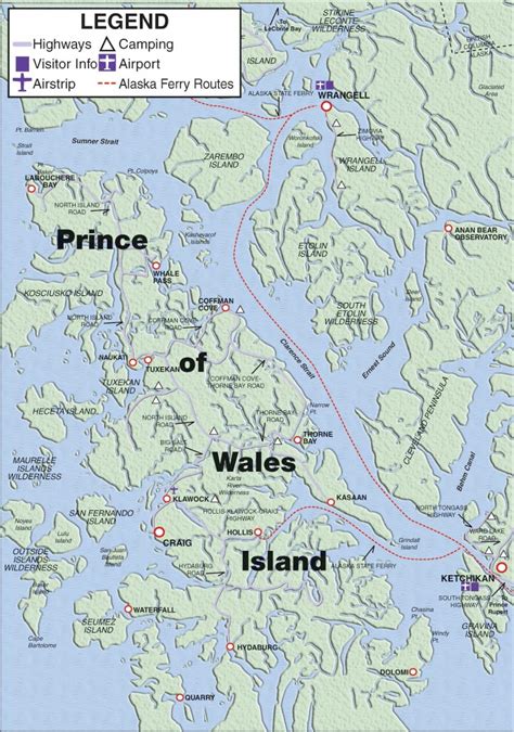 Prince of Wales Map - Yukon Territory Information