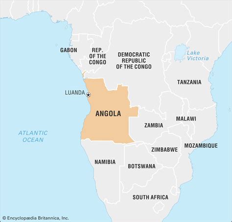 Where Is Angola Located In The World Map - Felita Valentina