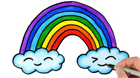 How To Draw A Rainbow Easy Drawing Art | Images and Photos finder