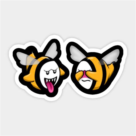 Boo Bees!!! - Boobees - Sticker | TeePublic