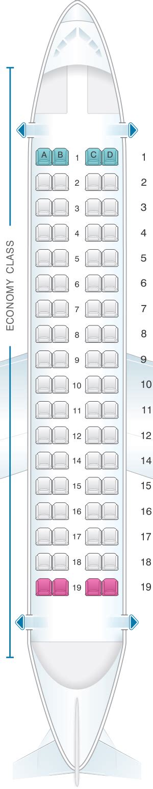 Seat Map ATR 72 600 | SeatMaestro