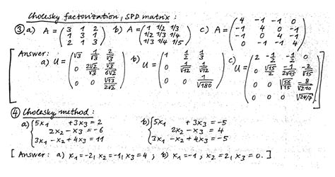 Solved Cholesky Factorization Theorem, Given a SPD matrix, | Chegg.com