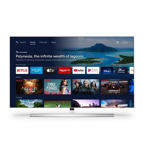 Philips Ambilight 65in Android OLED 4K UHD TV 65OLED807 at AV.com