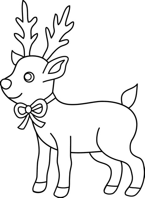 9 Free Printable Deer Coloring Pages For Kids 2016 | Easy christmas ...